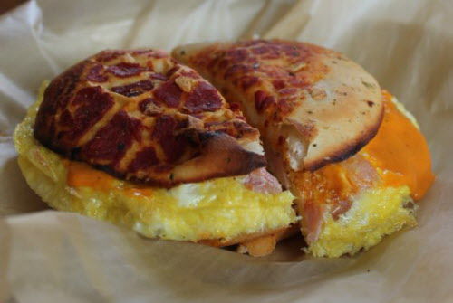 Breakfast sandwich